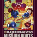 Aquinas Mission Bouts event poster