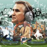 Commemorative painting for Coach Don Shula’s 80th birthday celebration