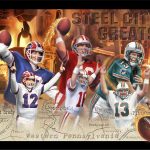 Dan Marino, Jim Kelly and Joe Montana - Steel City Greats