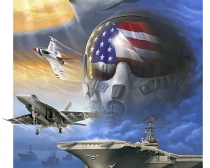 Event art for the McDonald’s Air & Sea Show