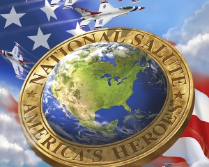 Event art fro the National Salute to the U.S. Military